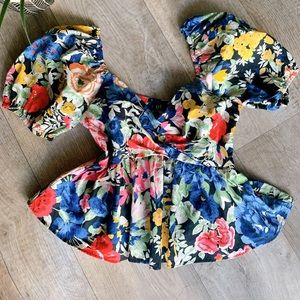 Floral Blouse - Zara